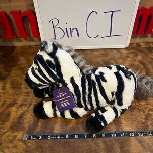 5/$20 Kohls Cares Plush Zebra Stuffed Animal Soft Eyes 2010 Wildlife